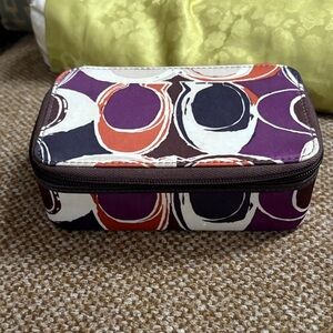 Coach vintage jewelry  box travel case